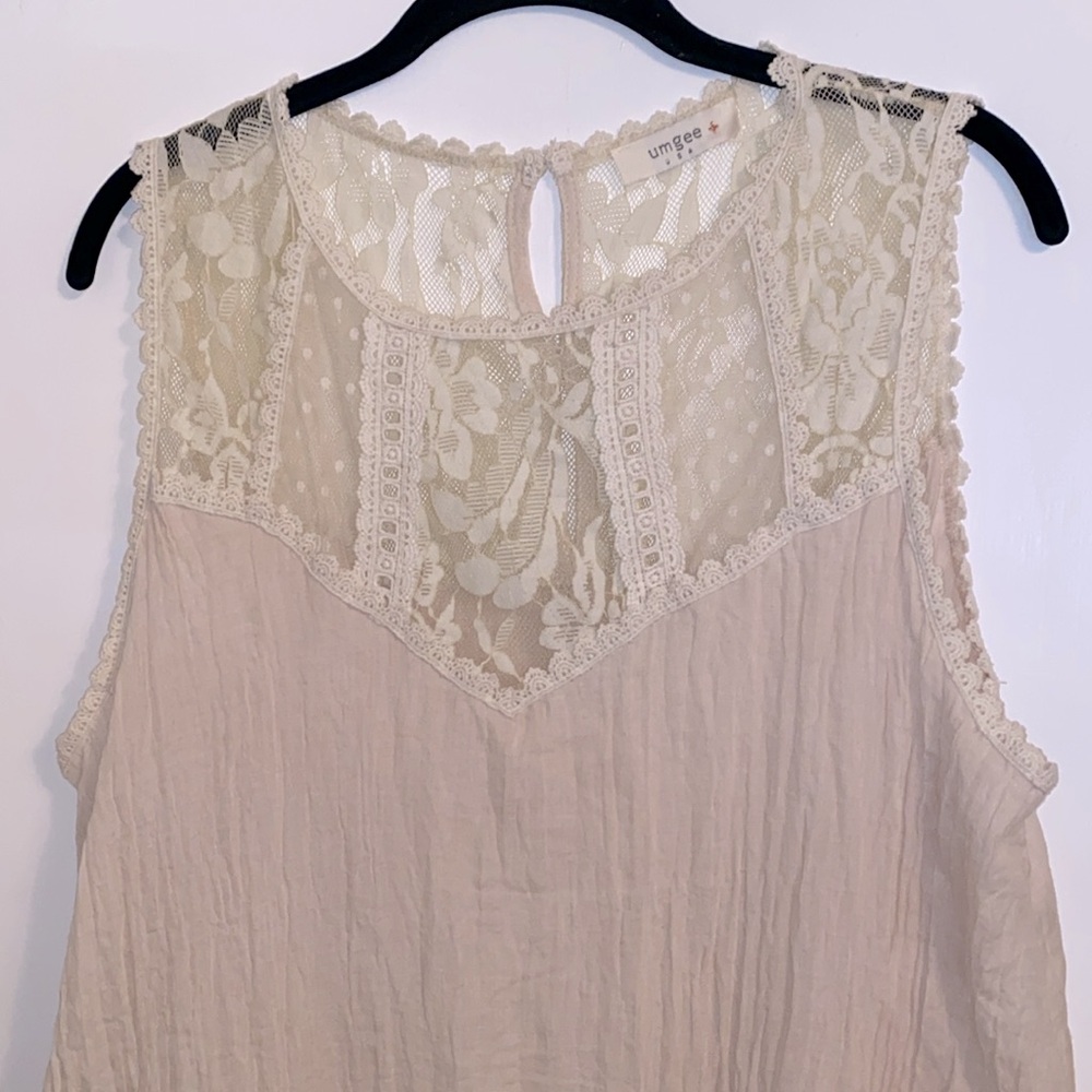 Umgee USA Women's Spring Dress Lace Sleeveless - Picture 5 of 8